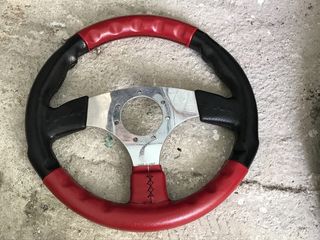 Δερμάτινο τιμόνι OBA 35cm-thumb-1