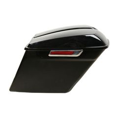 5" down extended saddlebag set. Black-thumb-1