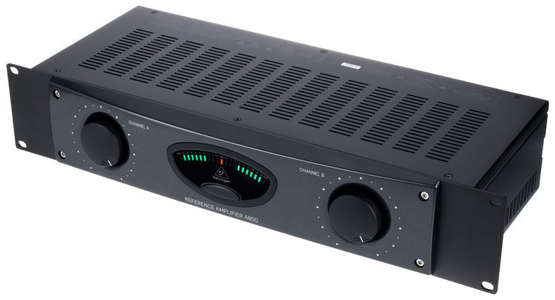 BEHRINGER A800 Studio Reference Power Amp 2x400W 4ohm for Studios and Hi-Fi - Behringer