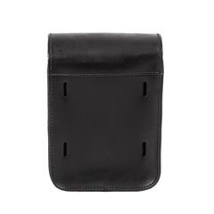 Ledrie, full leather sissy bar bag. Black-thumb-4