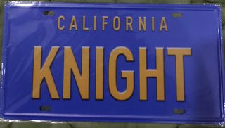 Μεταλλικές πινακίδες αυτοκινήτου από ταινίες (KITT Knight Rider, Dukes, Christine, Fast & Furious, Ghostbusters, Back to the Future, κλπ)
