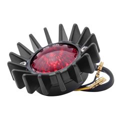 Motone, Big Fin LED taillight. Black, no bracket. ECE-thumb-1