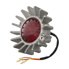 Motone, Big Fin LED taillight. Shot blast, no bracket. ECE-thumb-3