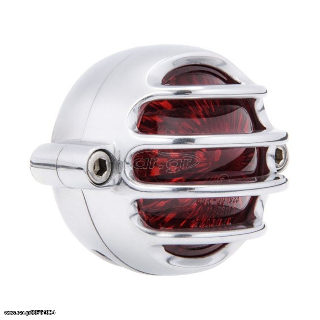 Motone, Lecter LED taillight. Polished, no bracket. ECE