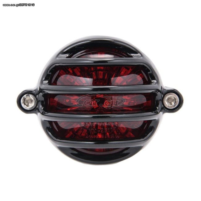 Motone, Lecter LED taillight. Black, no bracket. ECE