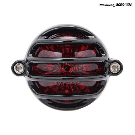 Motone, Lecter LED taillight. Black, no bracket. ECE