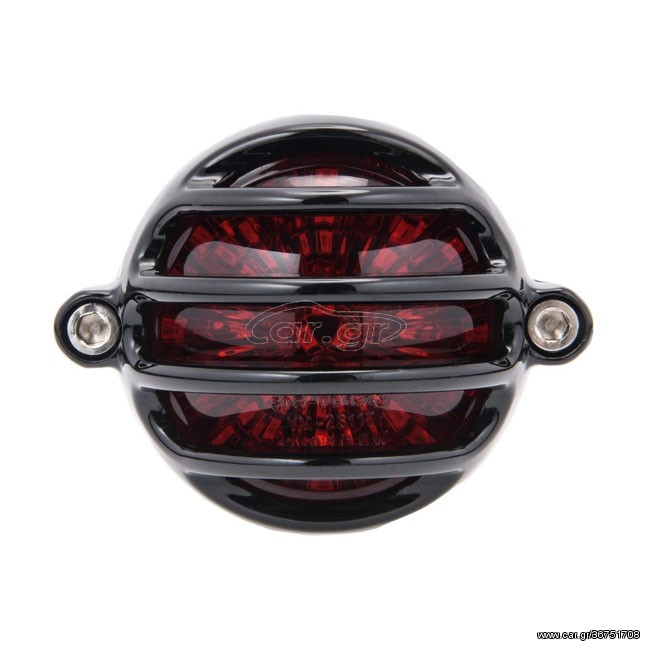 Motone, Lecter LED taillight. Black, no bracket. ECE