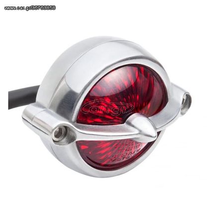 Motone, Bel Air LED taillight. Polished, no bracket. ECE