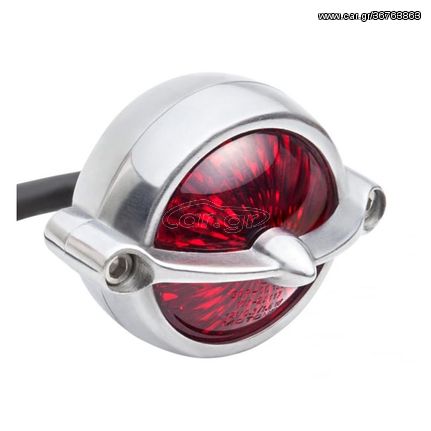 Motone, Bel Air LED taillight. Polished, no bracket. ECE