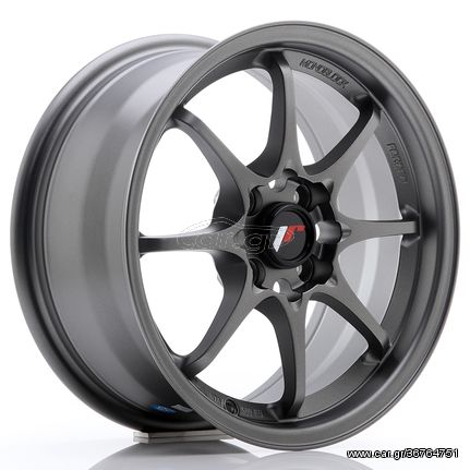 JAPAN RACING WHEELS JR5 7X16 ET30 4X100/108 MATT GUN METAL!!!