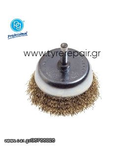 2 Συρματόβουρτσες Καμπάνα 70mm με Άξονα 6mm Pg ΙΤΑΛΙΑΣ (485.00)
