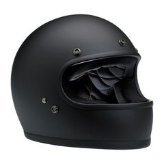 Biltwell Gringo helmet flat black-thumb-2