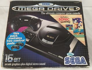 Sega Mega Drive ΣΤΟ ΚΟΥΤΙ ΤΟΥ, κομπλε, αριστη κατασταση, για συλλεκτη