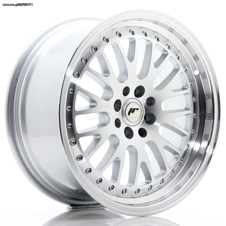 JAPAN RACING WHEELS JR10 8X17 ET20 4X100/108 Silver Machined Face!!!