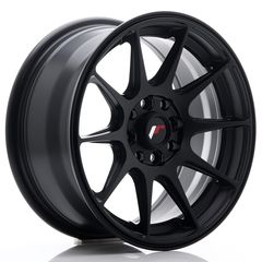 JAPAN RACING WHEELS JR11 7X15 ET30 4X100/108 FLAT BLACK!!!