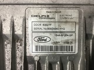 FORD FOCUS TDCI 2005 ΕΓΚΕΦΑΛΟΣ DELPHI DDCR 80927P,HYG,1S4A-9F954-SP