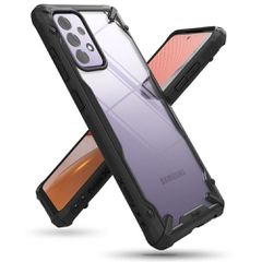Ringke Fusion X durable PC Case with TPU Bumper for Samsung Galaxy A72 4G black (FUSG0070)