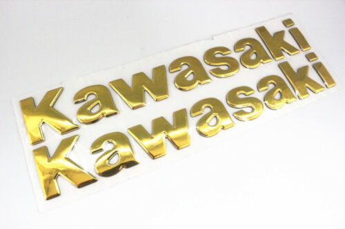 ΑΥΤΟΚΟΛΛΗΤΑ ΓΡΑΜΜΑΤΑ KAWASAKI ΧΡΥΣΟ 18X6CM