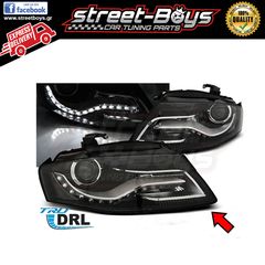 ΦΑΝΑΡΙΑ ΕΜΠΡΟΣ *TRUE DRL* AUDI A4 B8 (2008-2011) | ® StreetBoys - Car Tuning Shop