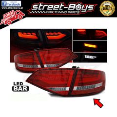 ΦΑΝΑΡΙΑ ΠΙΣΩ *LED* RED WHITE AUDI A4 B8 SEDAN (2008-2011) | ® StreetBoys - Car Tuning Shop