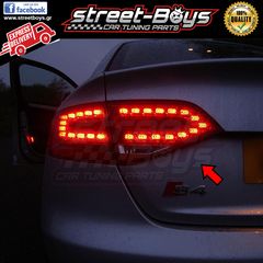 ΦΑΝΑΡΙΑ ΠΙΣΩ *LED* RED WHITE AUDI A4 B8 SEDAN (2008-2011) | ® StreetBoys - Car Tuning Shop