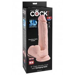 King Cock Plus 3D Swinging Balls 9 inch