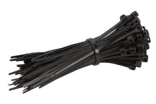 POWERTECH δεματικά καλωδίων TIES-017, 120x3mm, μαύρα, 100τμχ