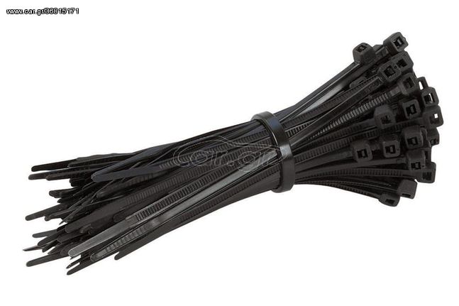 POWERTECH δεματικά καλωδίων TIES-018, 120x3mm, λευκά, 100τμχ