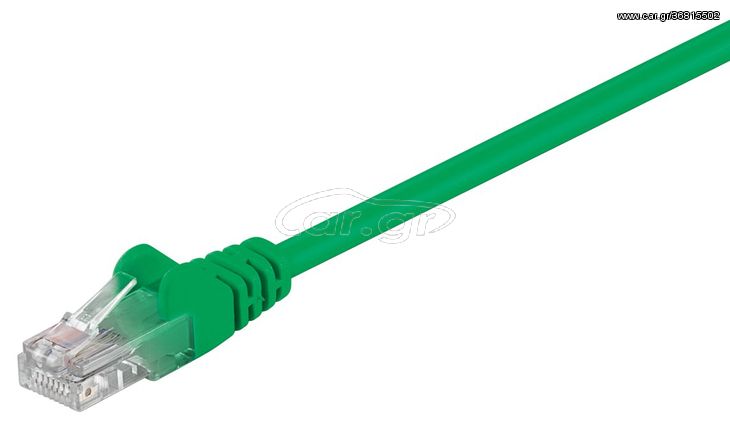 GΟOBAY καλώδιο UTP Cat 5e 95558, CCA, 27AWG, PVC, 1.5m, πράσινο