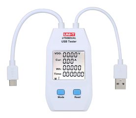 UNI-T USB συσκευή έλεγχου καλωδιώσεων UT658DUAL, Type A, Type C