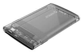 ORICO εξωτερική θήκη για 2.5" HDD 2139C3, USB 3.1, 10Gbps, 4TB, διάφανη