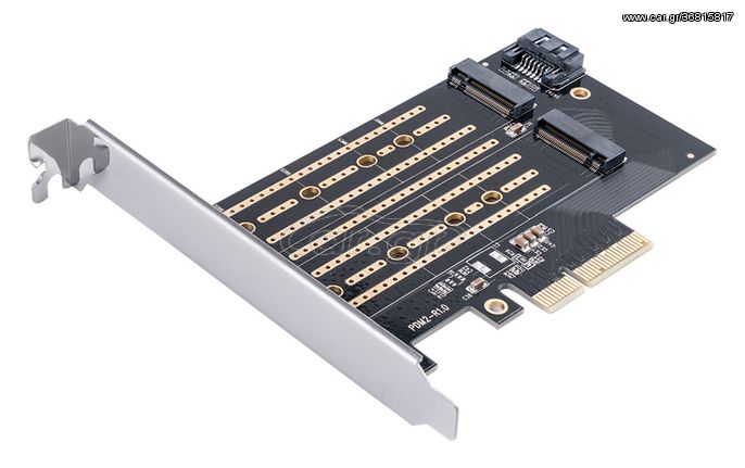 ORICO κάρτα επέκτασης PCI-e x4 σε NVMe M.2 M-key/B-Key PDM2