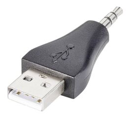 GOOBAY αντάπτορας USB σε 3.5mm jack 93981, 3pin, μαύρο