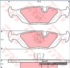 ΔΙΣΚΟΦΡΕΝΑ ΠΙΣΩ-BMW 316/E30 89... 528/E28 ΣΕΙΡΑ-thumb-1
