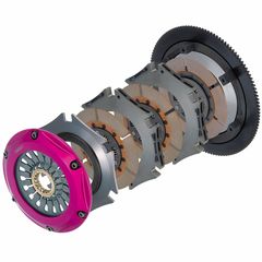 Exedy Hyper Multi Triple Tri-Disc Clutch + Βολάν για Mitsubishi Lancer Evo 10 (X) + Βολάν Δίσκο πλατό συμπλέκτης Επιτρεπόμενη ροπή:1220 Nm