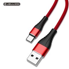 Καλώδιο USB Jellico Type-C 3.1A Fast Charging A4 1.2m