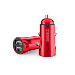 Φορτιστής αυτοκινήτου USB Jellico JC-33 διπλός 2.1A / 1A Μεταλλικός