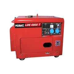 Γεννήτρια πετρελαίου MIYAKE LDE 6800 T 6,8 KVA 220V αερόψυκτη με Μίζα ( 203.302 )