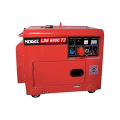 Γεννήτρια πετρελαίου MIYAKE LDE6800T-3 6,8 KVA 380V αερόψυκτη με Μίζα ( 203.303 )