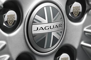 JAGUAR XE XF F-TYPE E-PACE XK XJ  Τάπες Κέντρου Ζάντας Union Jack Καινούργιες Γνήσιες- T2R5513