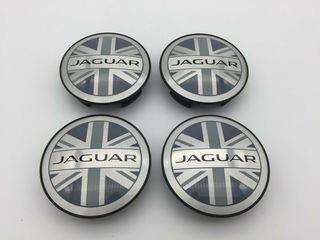 JAGUAR XE XF F-TYPE E-PACE XK XJ Τάπες Κέντρου Ζάντας Union Jack Καινούργιες Γνήσιες- T2R5513