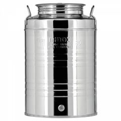Ανοξείδωτο δοχείο λαδιού κρασιού 10 Lt MINOX FTC10101 72B01 με καπάκι & χειρολαβές ( 72B01 )