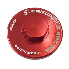 Τάπα λαδιού μαγνητική Yamaha Crypton X 135 CARDINALS RACING κόκκινη