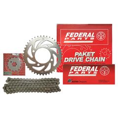 Αλυσιδογράναζα Yamaha Crypton S 115 41Δ 14Δ FEDERAL-thumb-1