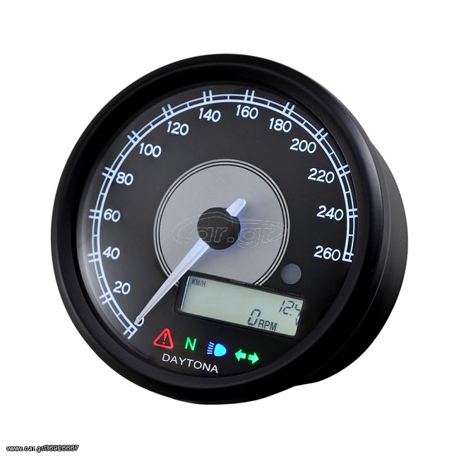 VELONA 80MM SPEEDOMETER 260 KMH/MPH