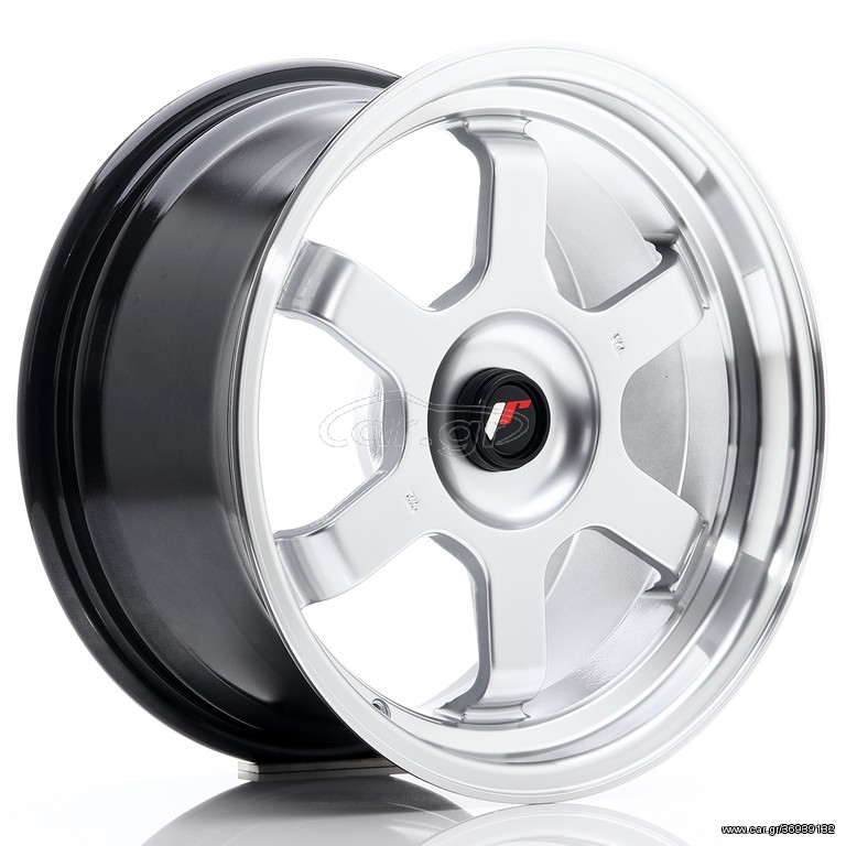 JR Wheels JR12 16x8 ET20-22 BLANK Hyper Silver w/Machined Lip
