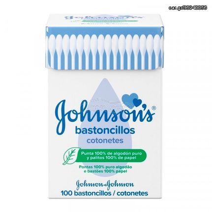 Johnson & Johnson Cotton Buds Μπατονέτες 100τμχ