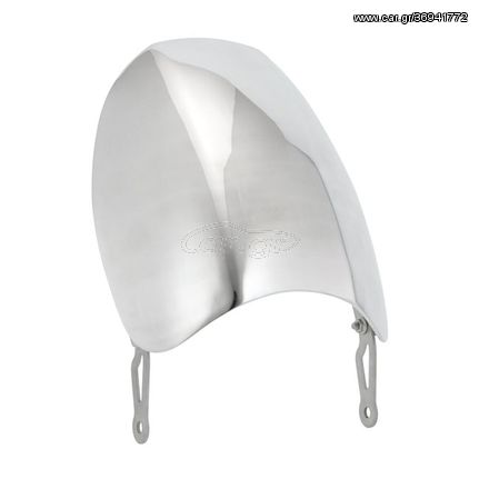 Motone Airblade screen, aluminum. Quicksilver polished Triumph: T100 / T120 / Speed Twin models