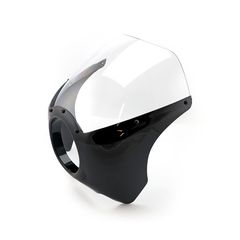 Cafe racer style mini fairing. Black-thumb-1