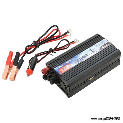 Inverter αυτοκινήτου μετατροπής 12V σε 230V 550W +USB